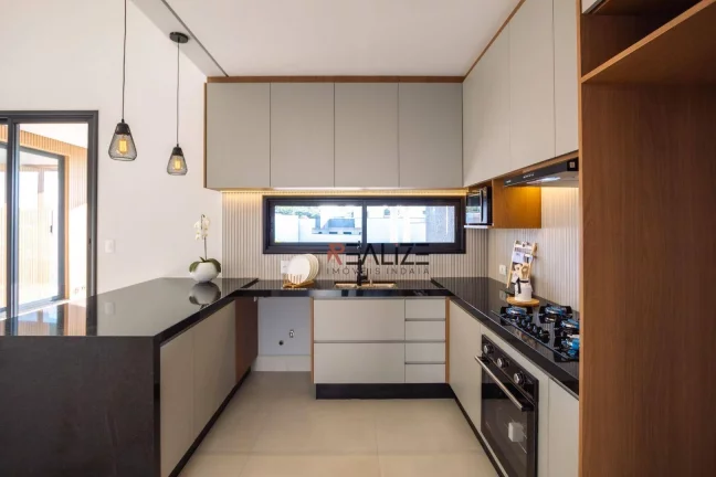 Imagem Casa moderna com 3 dormitórios à venda, 133 m² por R$ 1.230.000 - Condomínio Park Gran Reserve - Indaiatuba/SP