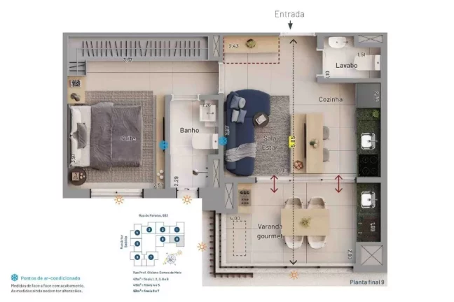Imagem Comprar apartamento com 1 dormitório em Paraíso São Paulo SP