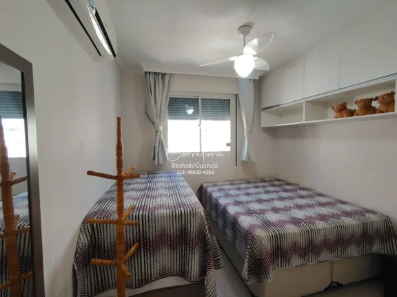 Imagem Apartamento reformado com vista, 50 metros da praia nas Pitangueiras: 3 quartos, 1 suíte, 2 salas, 3 banheiros, 1 vaga, 134m²!