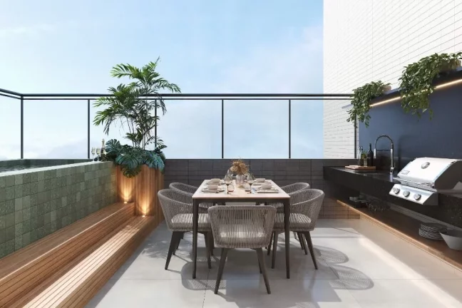 Imagem Apartamento com 2 dormitórios à venda, 79 m² por R$ 629.664 - Intermares - Cabedelo/PB