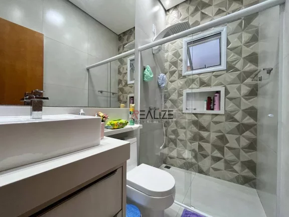 Imagem Casa térrea moderna com 3 dormitórios à venda, 105 m² por R$ 850.000 - Condomínio Jardins do Império - Indaiatuba/SP