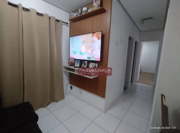 Imagem Apartamento com 3 dormitórios à venda, 73 m² por R$ 420.000,00 - Cocaia - Guarulhos/SP