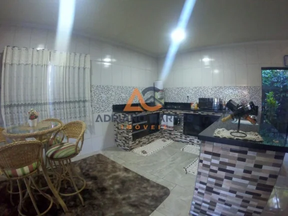 Imagem Adriano Carpes Imóveis vende - Casa com dois dormitórios, sendo uma suíte, com piscina no Bairro Nossa Senhora de Fatima em Penha -SC