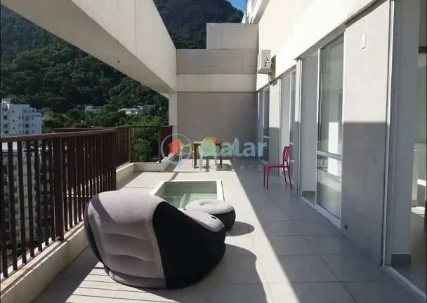 Imagem Cobertura com 3 dormitórios à venda por R$ 3.400.000,00 - Humaitá - Rio de Janeiro/RJ