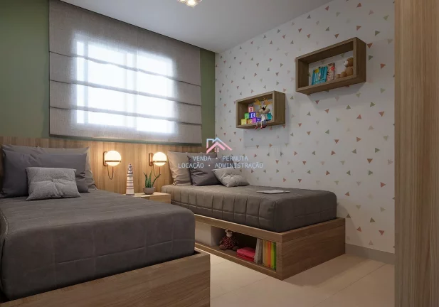 Apartamento à venda Edifício Buriti - Área útil 45 m2 - 2 dormitórios - 1 vaga - Excelente localização - Várzea Paulista / São Paulo COD. 24785