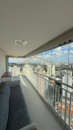 Imagem Apartamento com 82m², composto por 2 dormitórios, sendo 1 suite com ar condicionado, varanda goume...