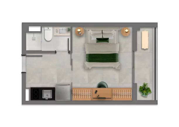 Imagem Imóvel com 1 Quarto à Venda, 25 m² em Consolação - São Paulo