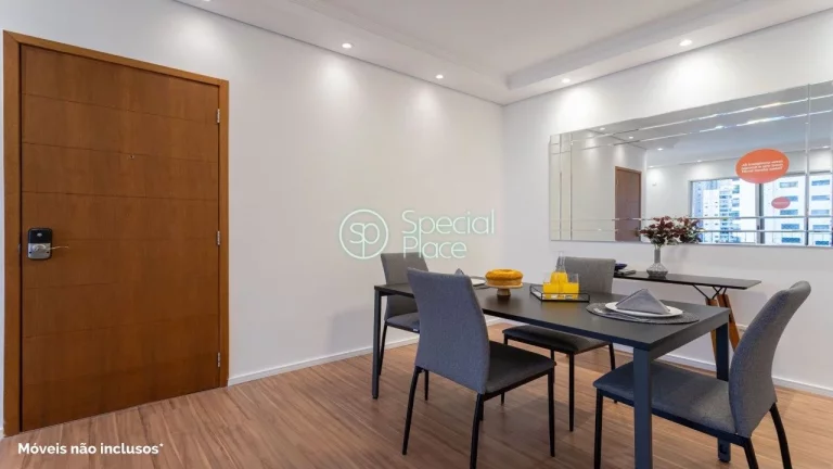 Imagem Ótimo apartamento com 113m² em Moema Pássaros. Living para dois ambientes, varanda, 03 dormitóri...