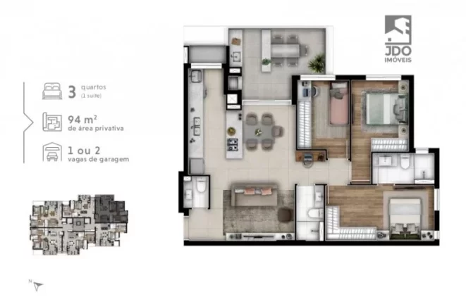Imagem Apartamento a Venda no bairro Cabral - Curitiba, PR