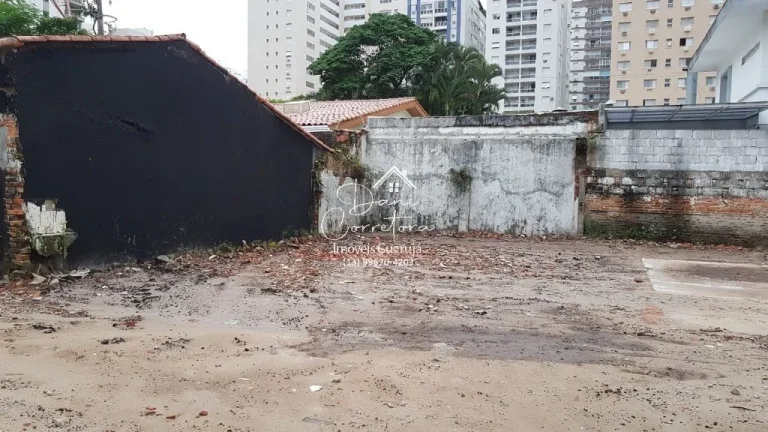 Imagem Terreno comercial para locação em Guarujá-SP, bairro Pitangueiras, 654,00 m² de área.