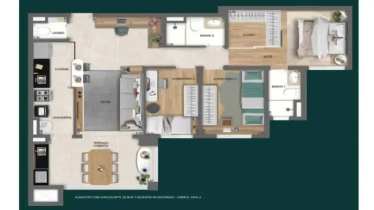Imagem Apartamento City América - 87M², 3 Dorms, 1 Suíte, 2 Vagas, Varanda Gourmet