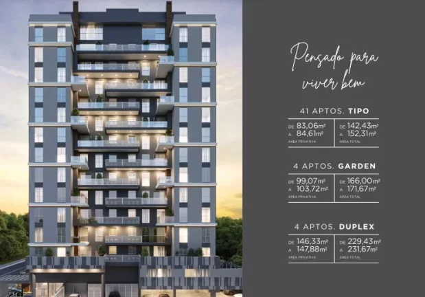 Imagem Apartamento para Venda em São José dos Pinhais, Centro, 3 dormitórios, 1 suíte, 1 banheiro, 2 vagas