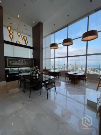 Imagem A 5ª Avenida selecionou esse exclusivo DUPLEX decorado pé direito de 6 metros, 200 m² piscina privativa no Charmoso Edifício LUMIERE Horto Florestal
