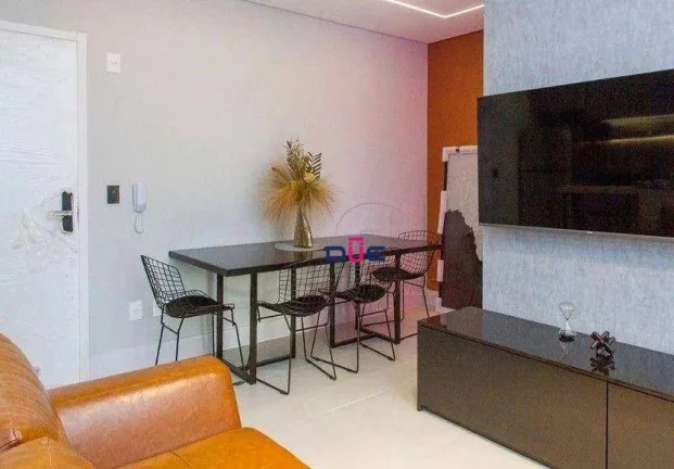 Imagem Apartamento com 1 dormitório à venda, 54 m² por R$ 710.000 - Boqueirão - Santos/SP