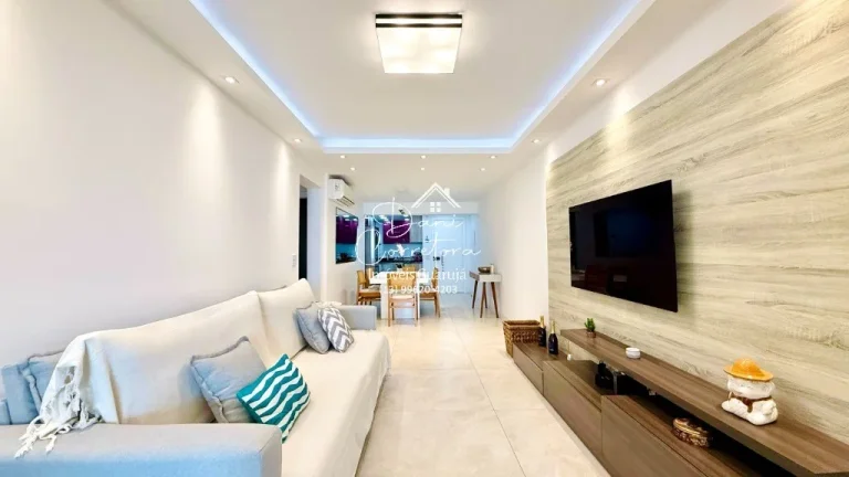 Imagem Imperdível apartamento à venda em Guarujá-SP, Jardim Astúrias: 3 quartos, 2 suítes, 2 salas, 2 banheiros, 2 vagas, 117m²!
