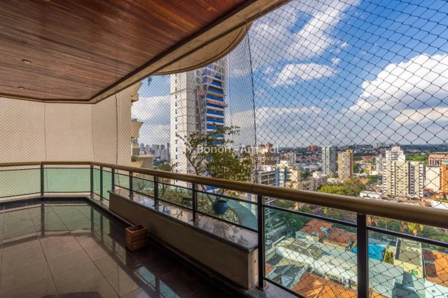 Imagem Apartamento a Venda, 410 m², Bairro Cambuí, 4 Suítes, 5 Garagens, Andar Alto, Vista Panorâmica, ...