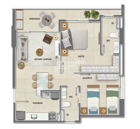 Imagem Like Residencial, lançamento, Apartamentos à venda no Cocó, Fortaleza-CE.