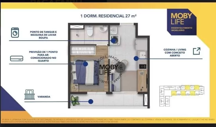 Imagem Moby Life Pacaembu - Residencial