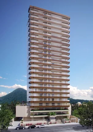 Imagem Apartamento com 2 dorms, Aviação, Praia Grande - R$ 425 mil, Cod: 1731