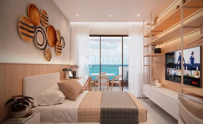 Imagem Oportunidade em PORTO DE GALINHAS: 21,08m², 01qt, 01vaga/Flat...