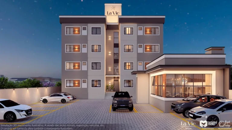 Imagem Apartamento com 2 dormitórios à venda, 46.6 m² por - R$ 294.000,00 - Joaia - Tijucas/SC