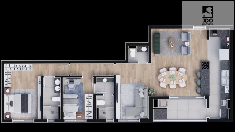 Imagem Apartamento a Venda no bairro Boa Vista - Curitiba, PR