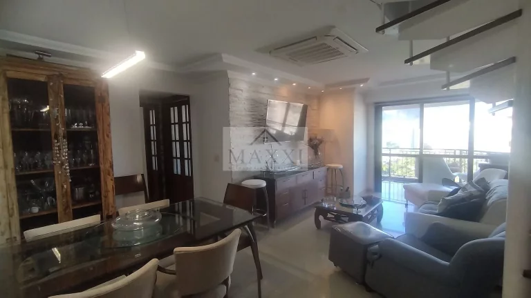 Imagem Cobertura Duplex de Alto Padrão no Condomínio Four Seasons – Vista Livre para o Mar, Pedra da Gávea e Montanhas | 4 Quartos | Barra da Tijuca