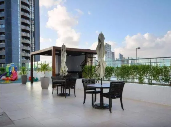 Imagem Apartamento mobiliado com varanda/sacada e área de lazer completo no Altiplano - AP2826.