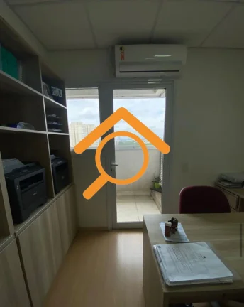 Imagem Sala comercial para locação em condomínio de alto padrão em Santo Amaro, São Paulo-SP: 1 sala, 1 banheiro, 1 vaga de garagem.
