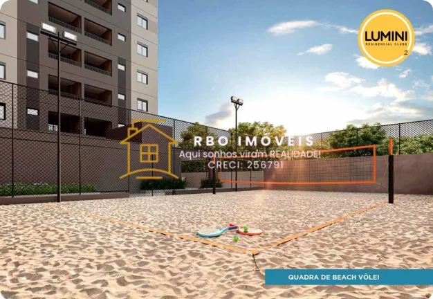 Imagem LUMINI RESIDENCIAL CLUBE 2 - Carapicuíba 1 e 2dormitórios de 28,40m² a 40m²
