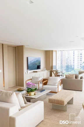 Imagem Com projeto da renomada arquiteta Fernanda Negrelli, esse apartamento de 229m2 imprime de forma harm...