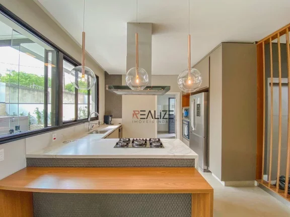Imagem Sobrado Alto Padrão com 4 dormitórios à venda, 358 m² por R$ 4.500.000 - Condomínio Residencial Duas Marias - Indaiatuba/SP