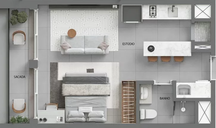 Imagem Cena Moinhos - Apartamento à venda no bairro Moinhos de Vento - Porto Alegre/RS