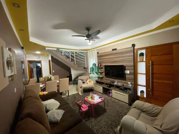 Imagem Sobrado com 3 dormitórios à venda, 200 m² por R$ 890.000,00 - Parque Flamengo - Guarulhos/SP
