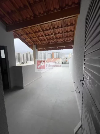 Imagem Cobertura para Locação em Santo André, Santa Terezinha, 2 dormitórios, 1 suíte, 3 banheiros, 1 vaga