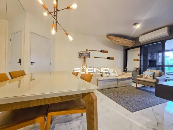 Imagem Apartamento à venda, 3 dormitórios 1 suíte 94m² de área útil, 2 vagas – Riviera de São Lourenço.
