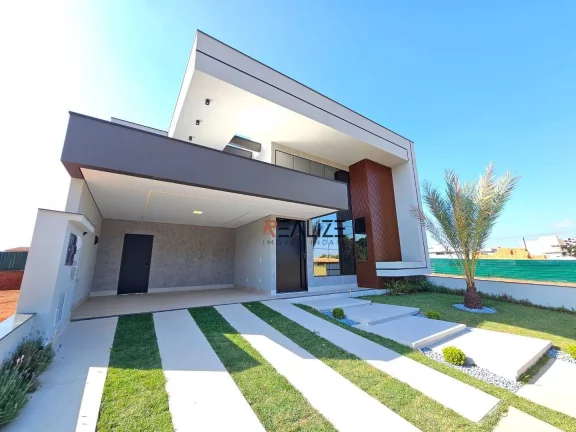 Casa alto patrão com 3 suítes à venda, 210 m² por R$ 2.250.000 - Condomínio Villa Sapezal - Indaiatuba/SP