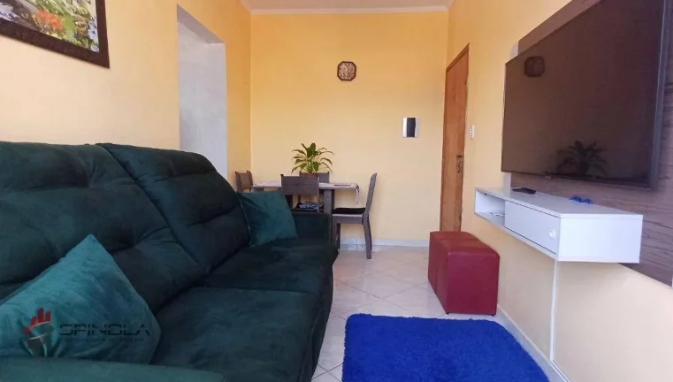 Imagem Apartamento com 1 dormitório à venda, 36 m² por R$ 235.000,00 - Mirim - Praia Grande/SP