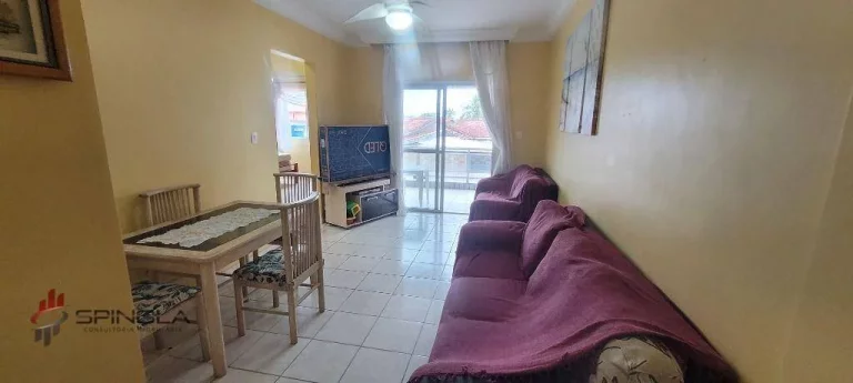 Imagem Apartamento com 2 dormitórios à venda, 68 m² por R$ 315.000,00 - Jardim Imperador - Praia Grande/SP