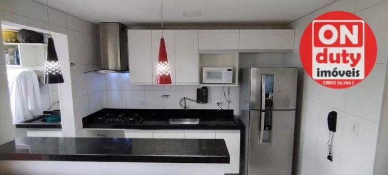 Imagem Apartamento com 2 dormitórios à venda, 54 m² por R$ 350.000,00 - Jardim dos Pássaros - Guarujá/SP