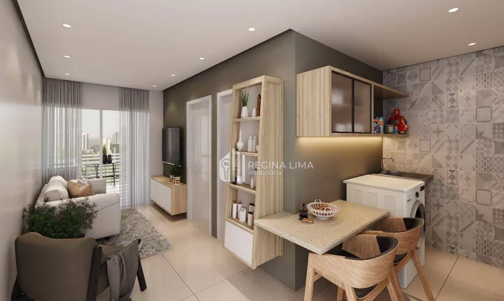 Imagem ULTIMAS UNIDADES- apartamento /stúdio 1 dormitório à venda por R$ 488.778,54- Edifício JÔNATHAS NUNES RESIDENCE - Fátima - Teresina/PI