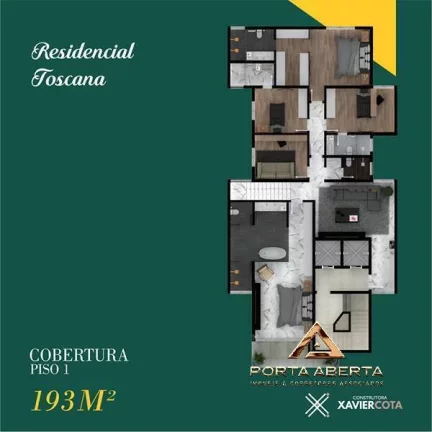 Imagem Cobertura 5 Quartos, sendo 4 suites no Horto - Ipatinga - COD 225