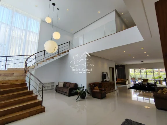 Imagem Imperdível oportunidade: Casa de luxo em condomínio na Enseada, Guarujá-SP! 6 quartos, 6 suítes, 3 salas, 7 banheiros, 4 vagas de garagem, 300m².