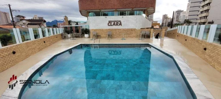 Imagem Apartamento com 1 dormitório à venda, 53 m² por R$ 340.000,00 - Vila Caiçara - Praia Grande/SP