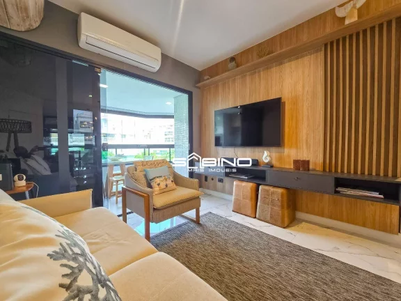 Imagem Apartamento à venda, 3 dormitórios 1 suíte 94m² de área útil, 2 vagas – Riviera de São Lourenço.
