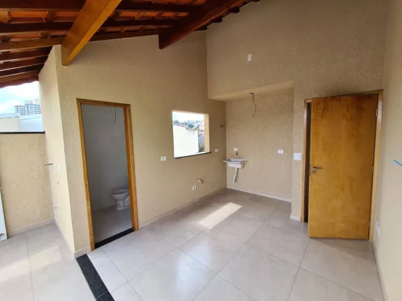 Imagem Cobertura com 2 dormitórios à venda, 88 m² por R$ 375.000,00 - Vila Tibiriçá - Santo André/SP