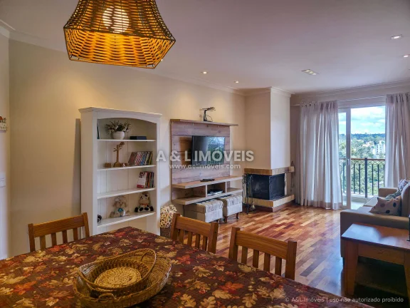 Imagem Apartamento Campos do Jordão | 84 m², 2 Suítes e Lareira