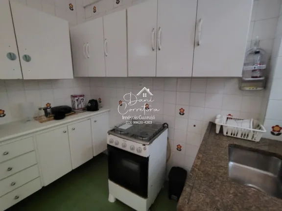 Imagem Apartamento frente mar com linda vista lateral de 2 Quartos em Pitangueiras, Guarujá-SP: 2 Salas, 2 Banheiros, 1 Vaga de Garagem, 75m².