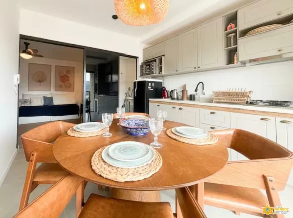 Imagem Oportunidade única -Apartamento Mobiliado à Venda no Condomínio Duo Itaguá, Ubatuba/SP