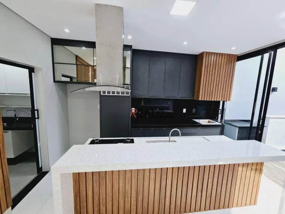 Imagem Casa moderna com piscina e 3 suítes à venda, 140 m² por R$ 1.280.000 - Condomínio Jardim Brescia - Indaiatuba/SP